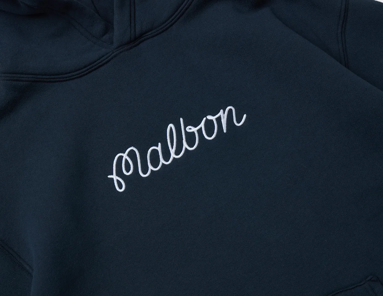 Malbon Fesque Hoodie / Navy Chill Look Fresh Bold