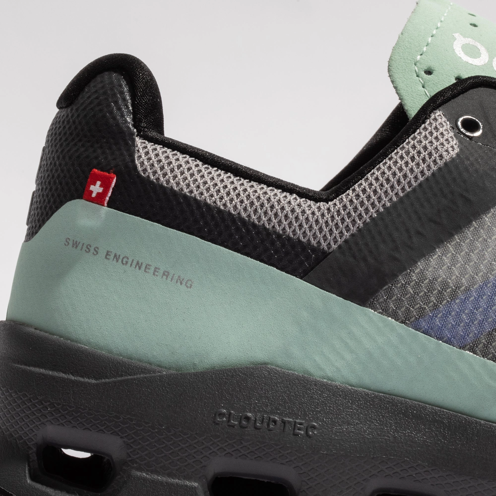 On Running Mens Cloudvista Shoes 'Alloy' Ultra Breathable Fabric