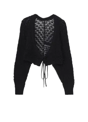 OPENWORK DESIGN BOLERO WITH STRING Year Round