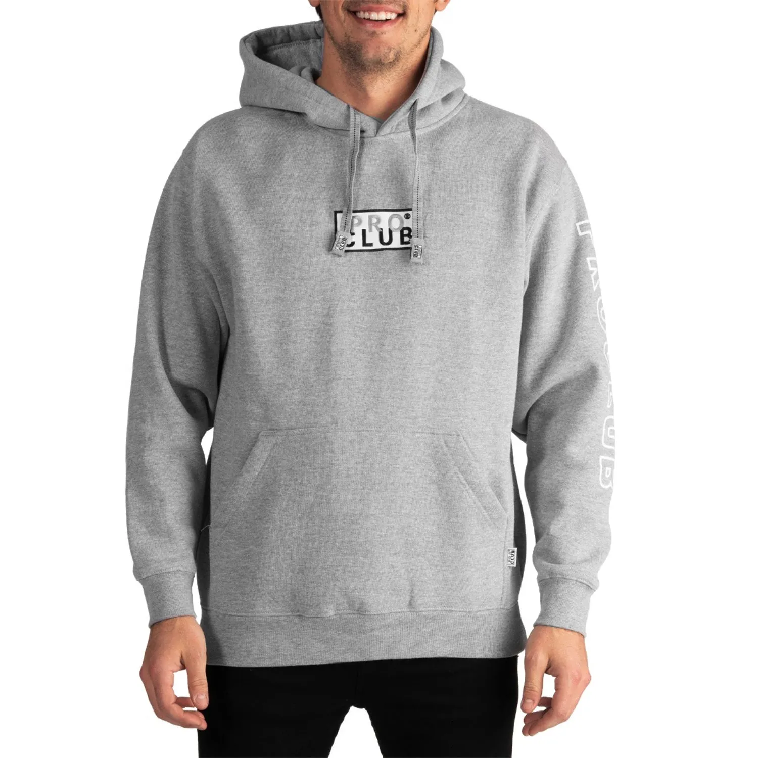 Compact Packable Spiritual wear Embroidered Box Logo Hoodie - Mens