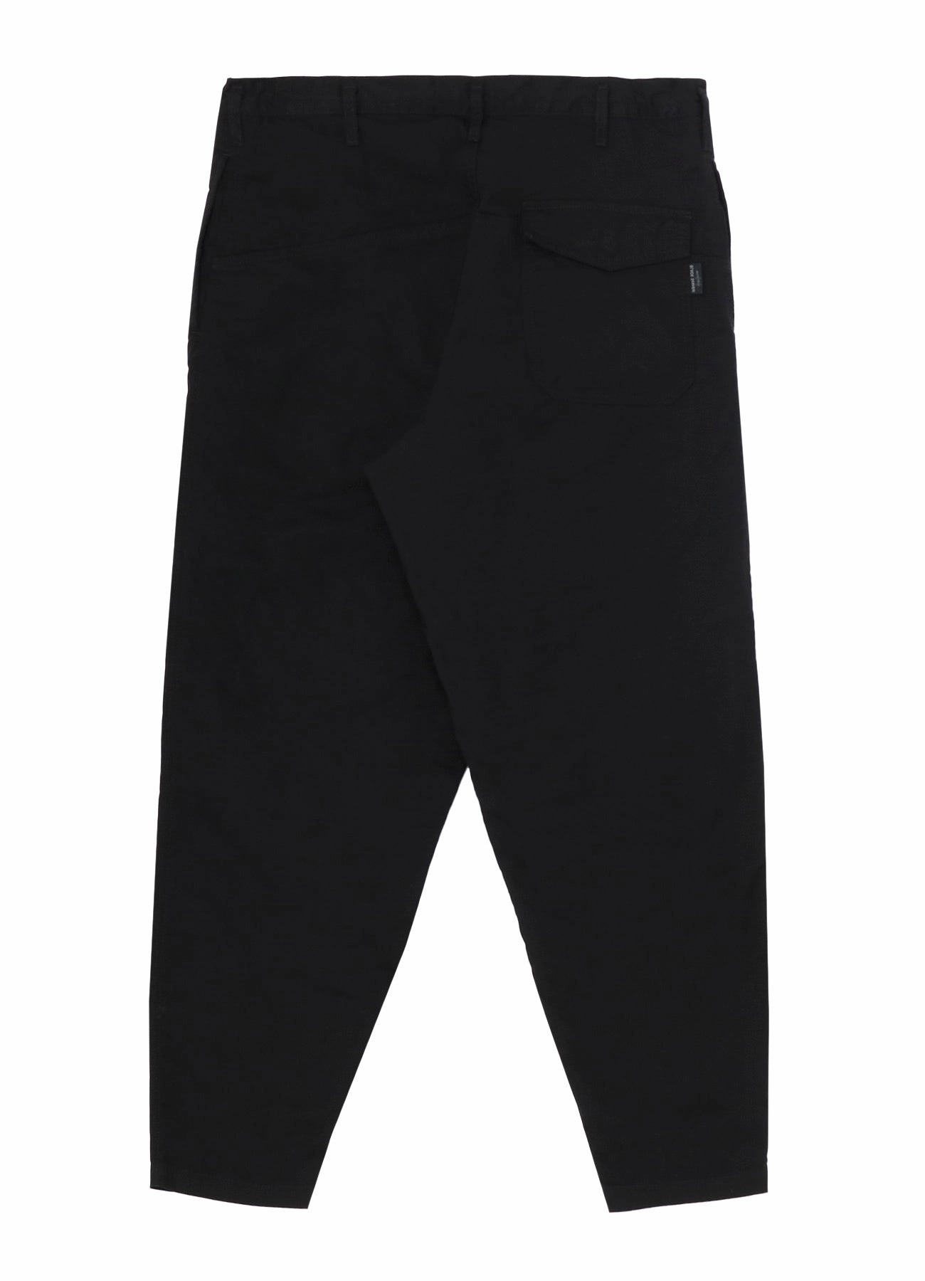 BLACK SCANDAL OXFORD NO-TUCK WAIST STRING WORK PANTS Lightweight