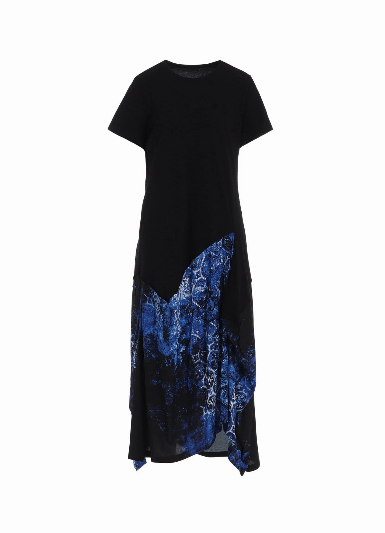 Beauty Zone Flattering and Chic ULTIMA TRICOT RAYON PRINT TILE PATTERN SQUARE T-DRESSES