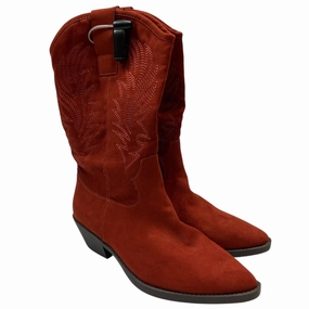 Boots Western By Wonderly In Red, Size:6 Hiking Comfort