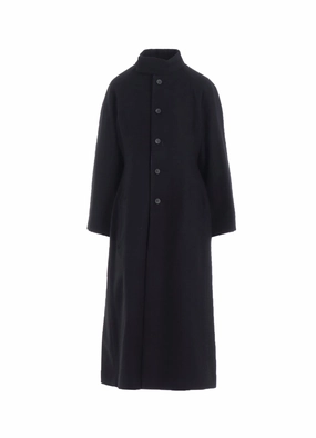 OVERDYE WOOL VIERA REVERSIBLE STAND COLLAR COAT Modern Street