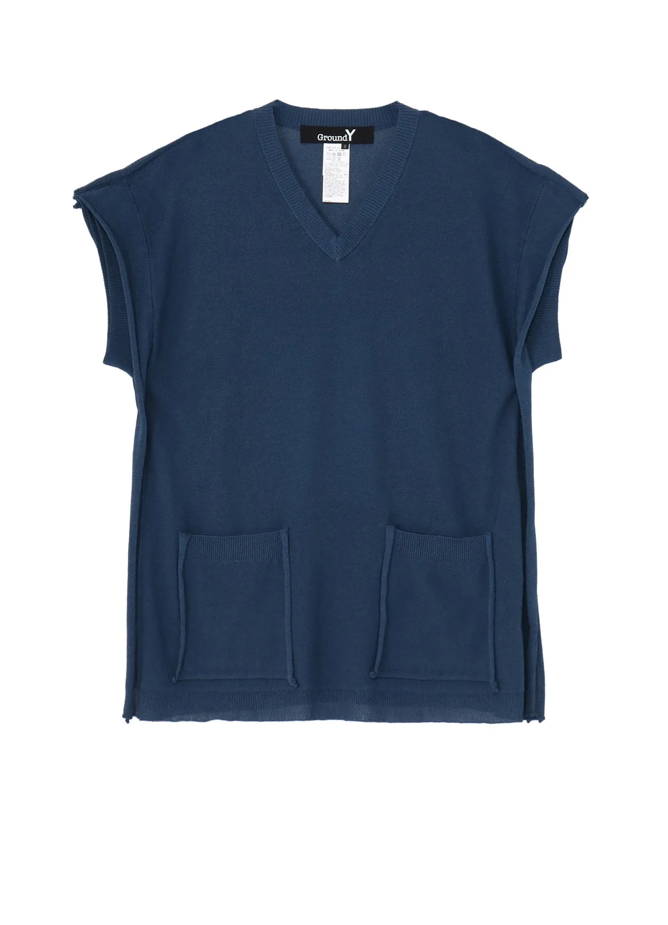 Lounge Vibe PAPER YARN V NECK KNIT