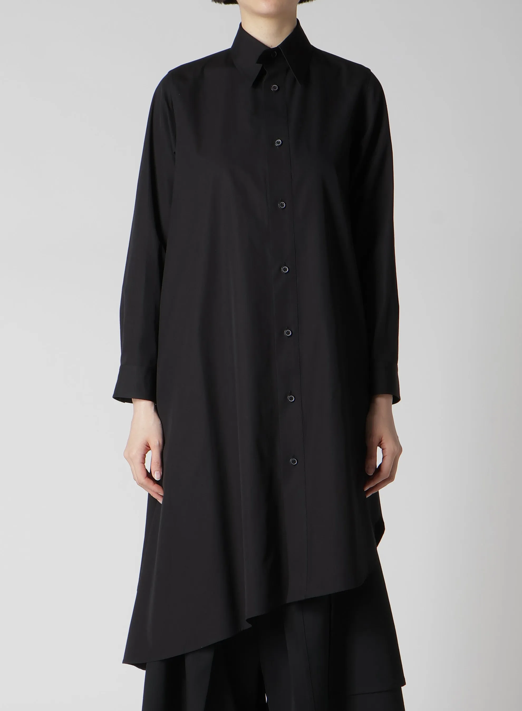 Backpacking Trip P?100/2 BROAD FLARE LONG DRESS SHIRT