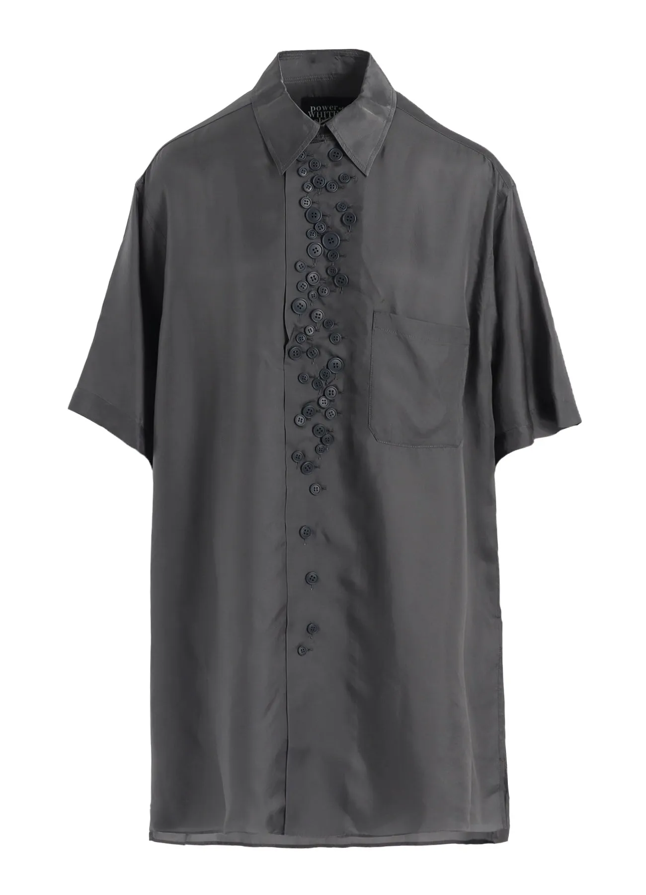 P?100/2 BROAD SHORT SLV MANY BUTTONS SHIRT Gym Companion High-End Finish