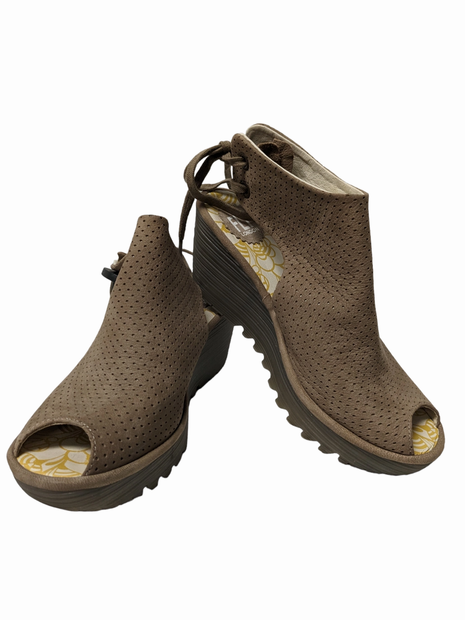 Casual Footwear Weave Style Sandals Heels Wedge By Fly London  Size: 6.5