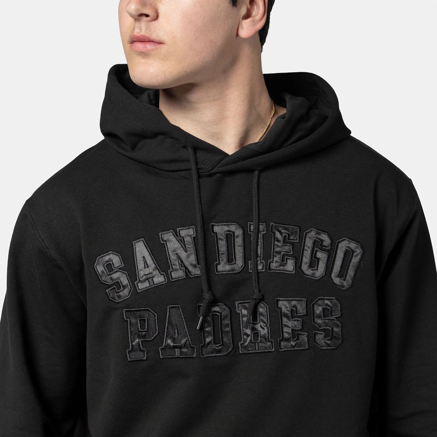 College Wear Diwali wear Padres Triple Black PO Hoody - Mens