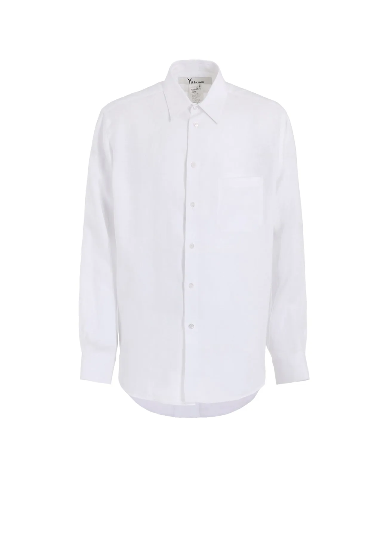 LINEN CLOTH CLASSIC SHIRT Soft Stretch Collar Abrasion Resistant Edges