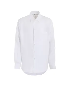 LINEN CLOTH CLASSIC SHIRT Soft Stretch Collar Abrasion Resistant Edges