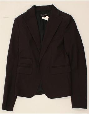 Trendy Appearance No Gap Closure System PATRIZIA PEPE Womens Blazer Jacket IT 44 Medium Brown Cotton