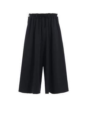 DoubleLayeredFabric PE/SMOOTH JERSEY CULOTTE PANTS