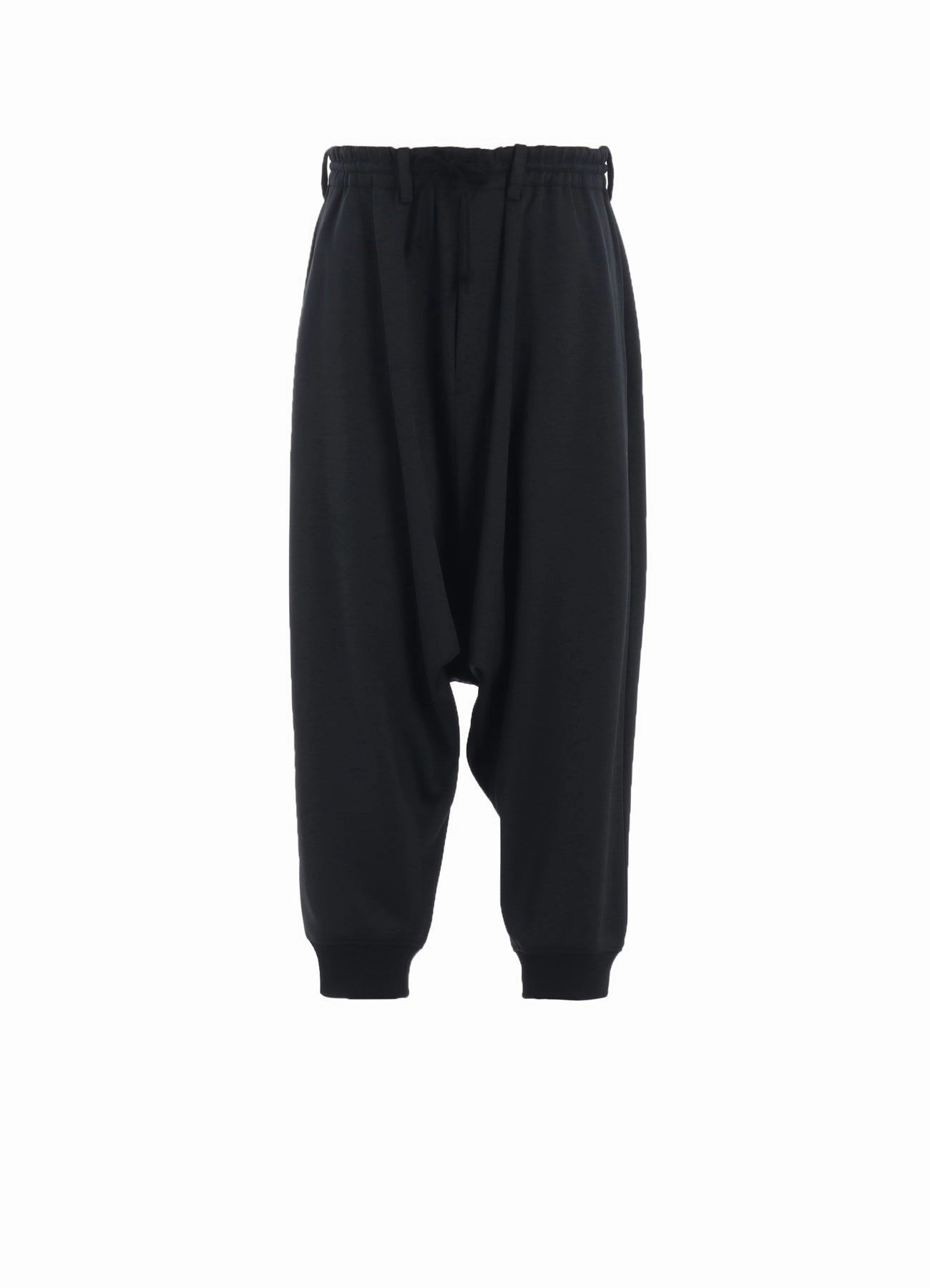 Transitional Style EasyCareFabric PE/SMOOTH JERSEY RIBBED HEMS BALLOON SARUEL PANTS