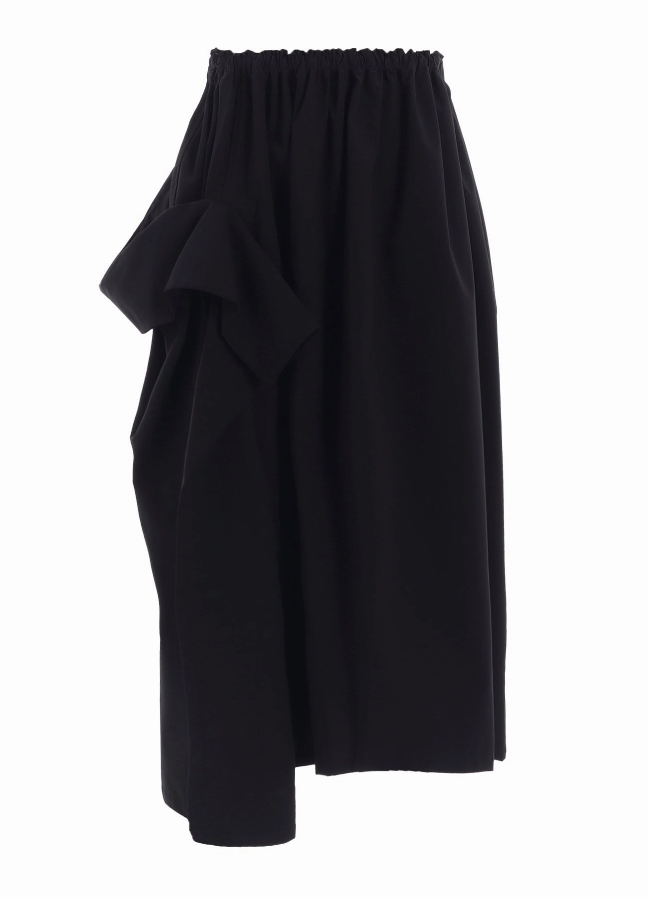 PE/ TAFTA GATHERED SKIRT High-Neck Fitted Design