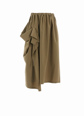 PE/ TAFTA GATHERED SKIRT Photo Bright Light Weave