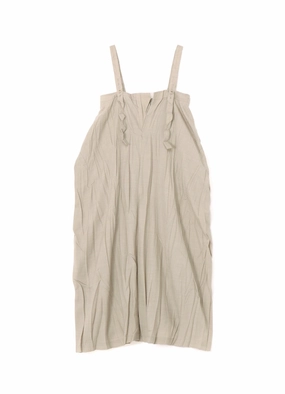 Noble Glow Pe/W WRINKLED STRAP DRESS