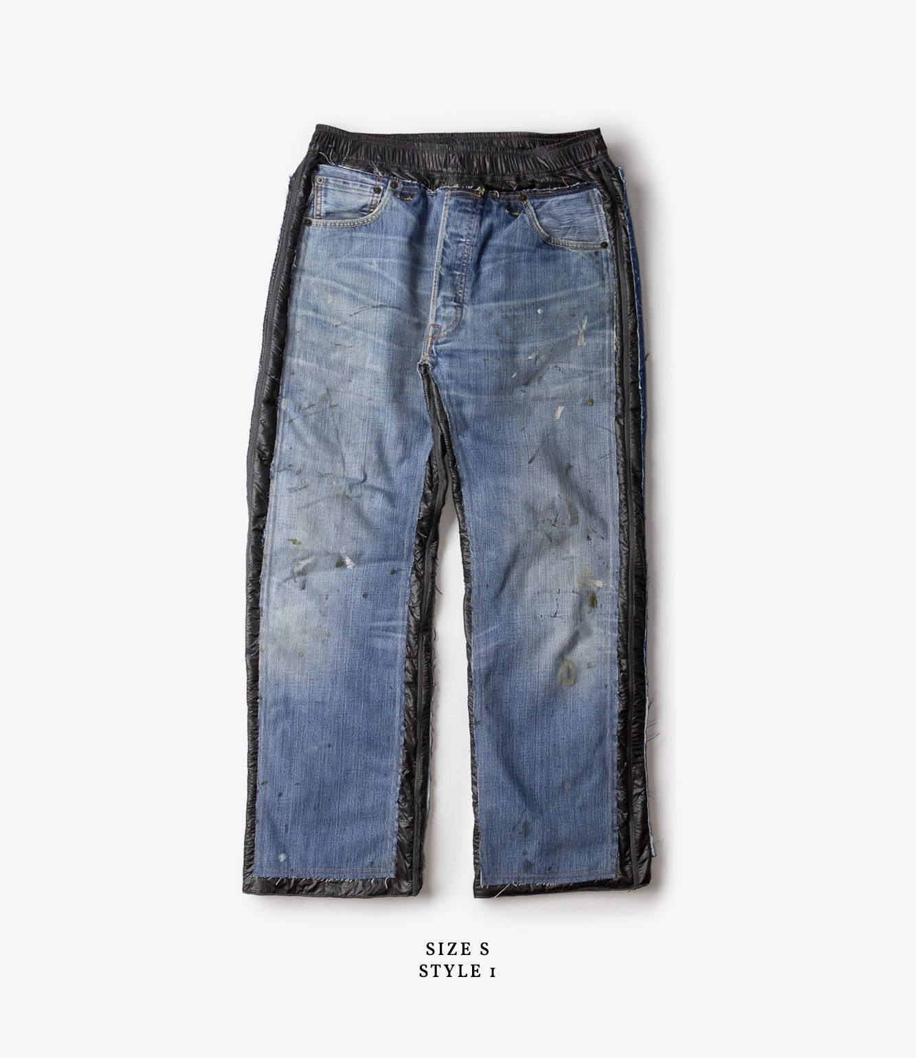 Covered Pant ?C?Indigo Denim / Black Ripstop Nylon Quick Drying StainResistantFinish