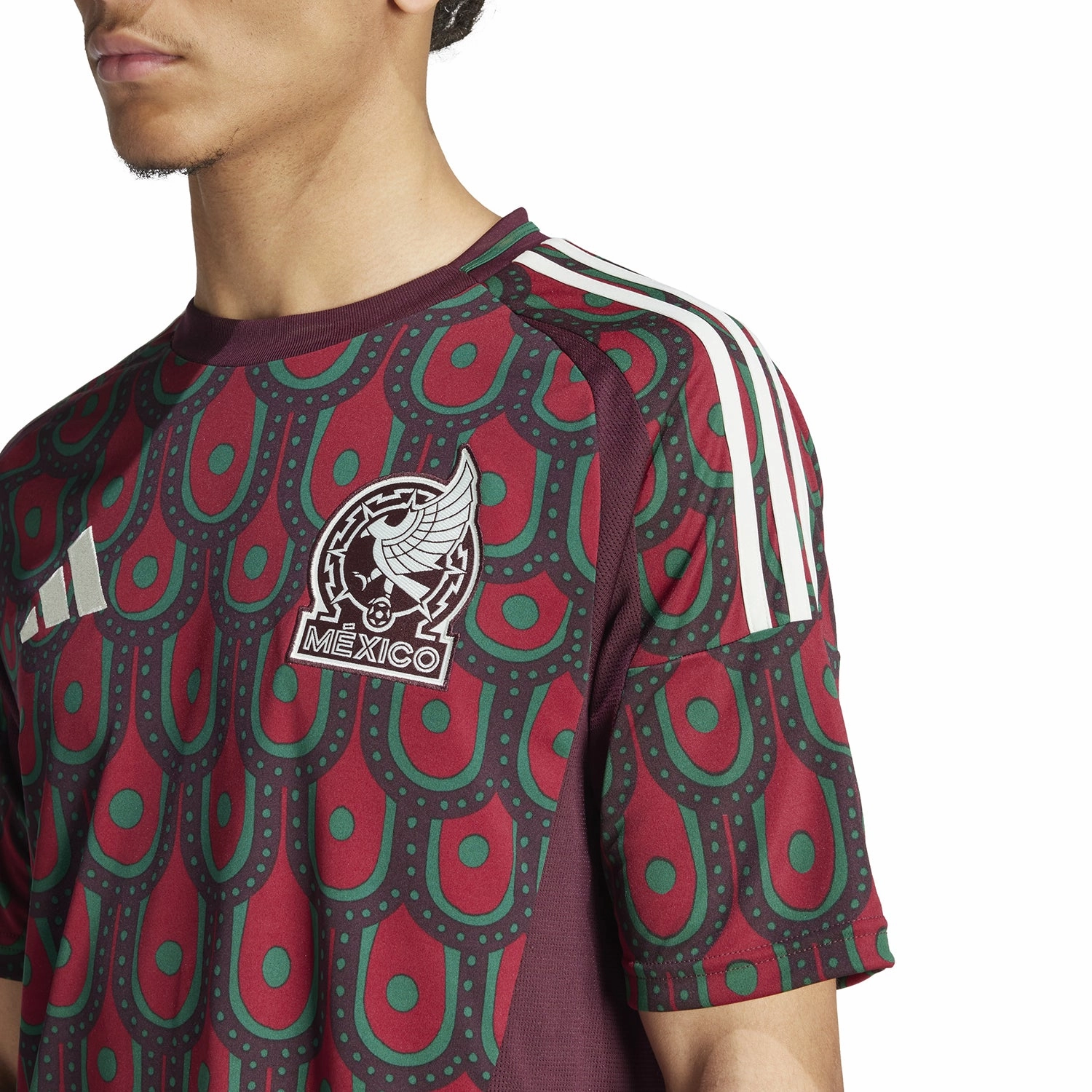 Breathable Fit Wear Durable Material Mexico 24/25 Replica Home Jersey - Mens