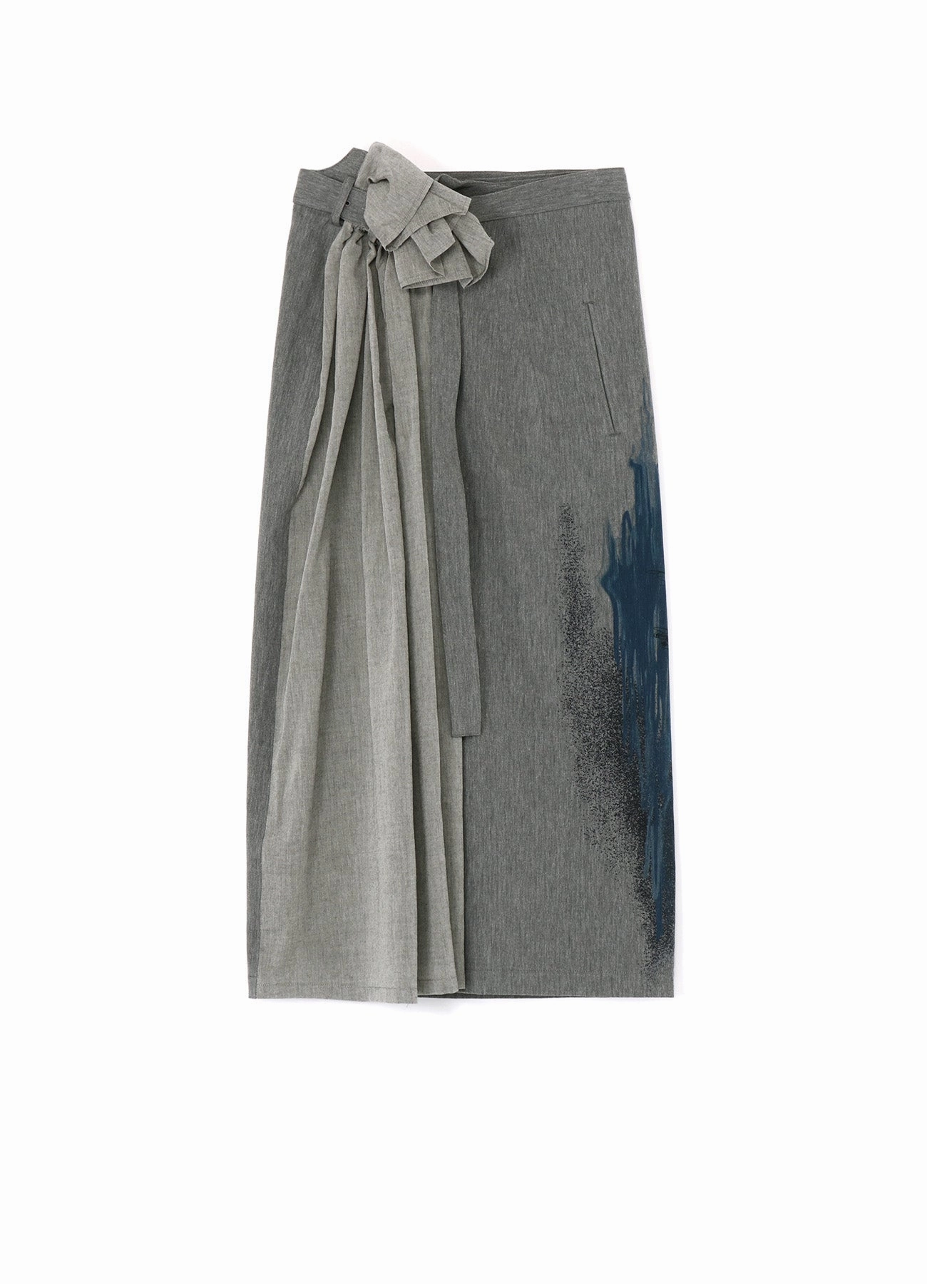 MINI HERRINGBONE BEE PRINT DOUBLE BELTED SKIRT Occasion Wear Texture Play