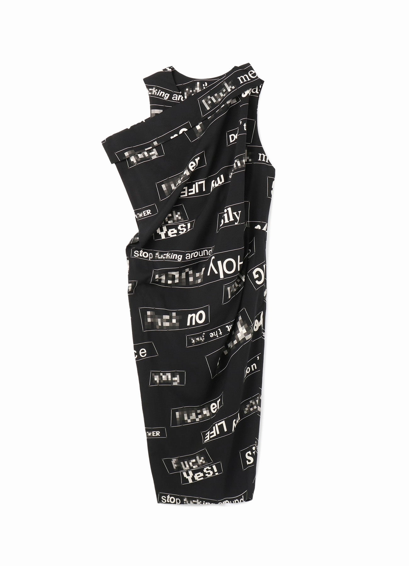 Mosaic FU*K 4 Cross Tight Dress Active Moments Mood Focused