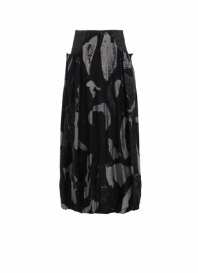 Trendy Vibes DENIM/CUPRO COMBINATION SKIRT