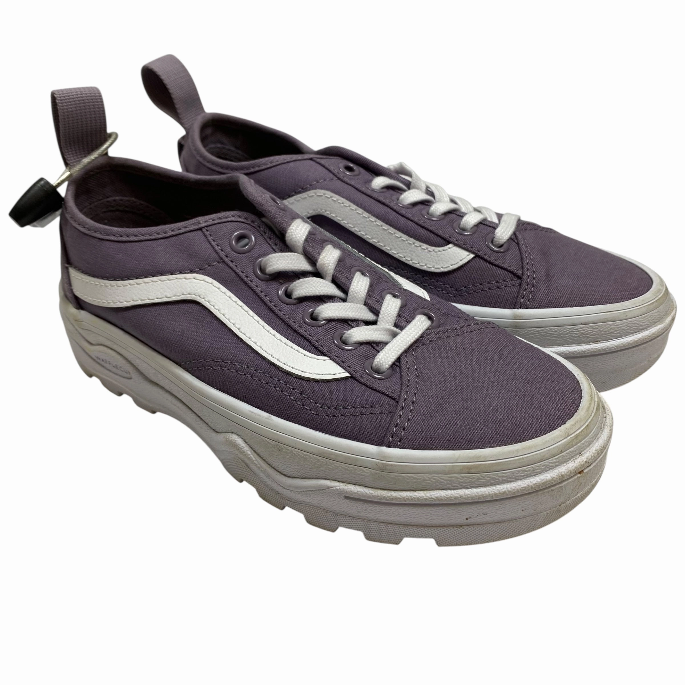 Shoes Sneakers By Vans In Purple, Size:5.5 smooth shoes