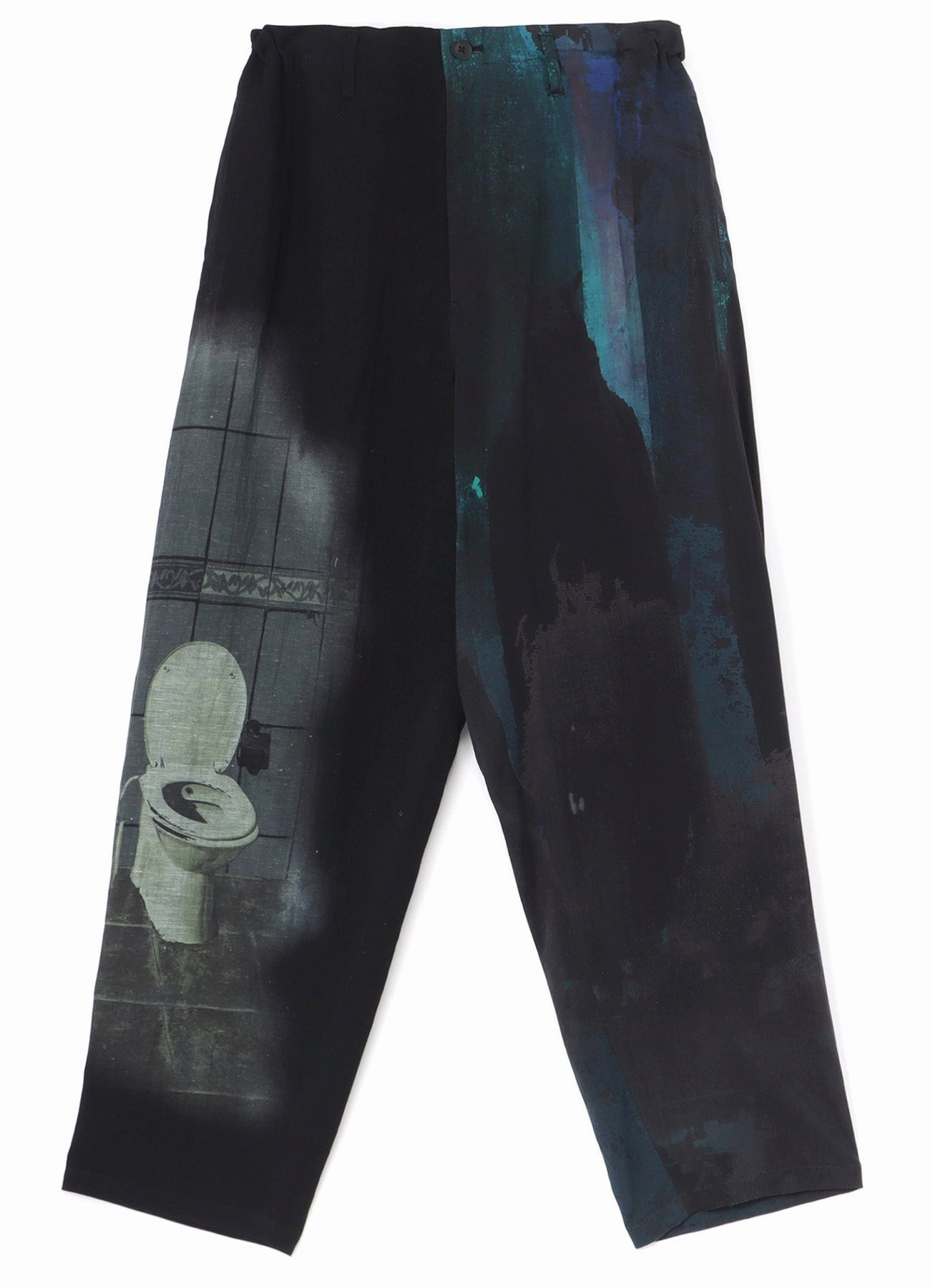 LightweightWeave U-FOUNTAIN PRINT PANTS