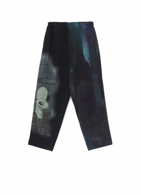 U-FOUNTAIN PRINT PANTS Reinforced Stress Points Active Look