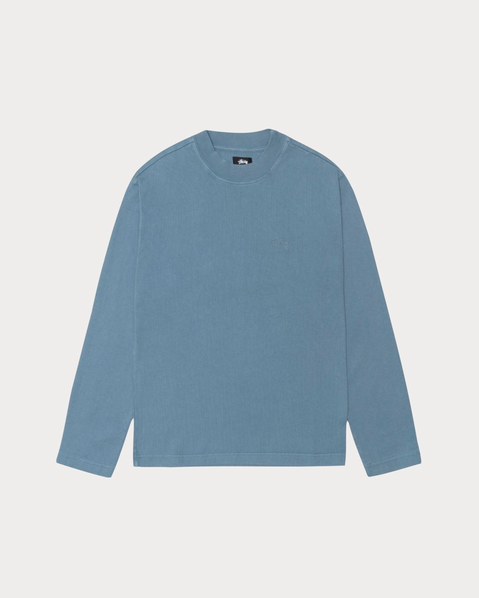 Anti-pilling DYED MOCK NECK LS TEE