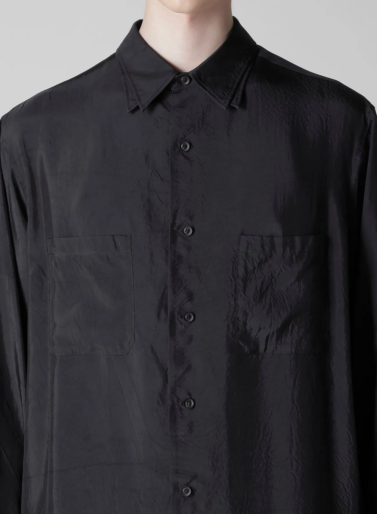 Non Chafe Seams Embroidered Logo Cu TAFFETA 2 COLLAR BIG STANDARD SHIRT