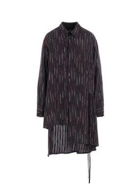 Ground Y ?? ??MONONOKE The Movie??  Collaborate Collection MONONOKE STRIPE WAIST GATHERS SHIRT Friends Meetup