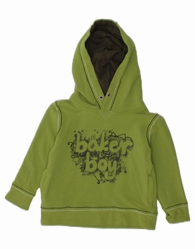 Fray Resistant Edges Sweat Wicking Lining TED BAKER Baby Boys Graphic Hoodie Jumper 9-12 Months Green Cotton