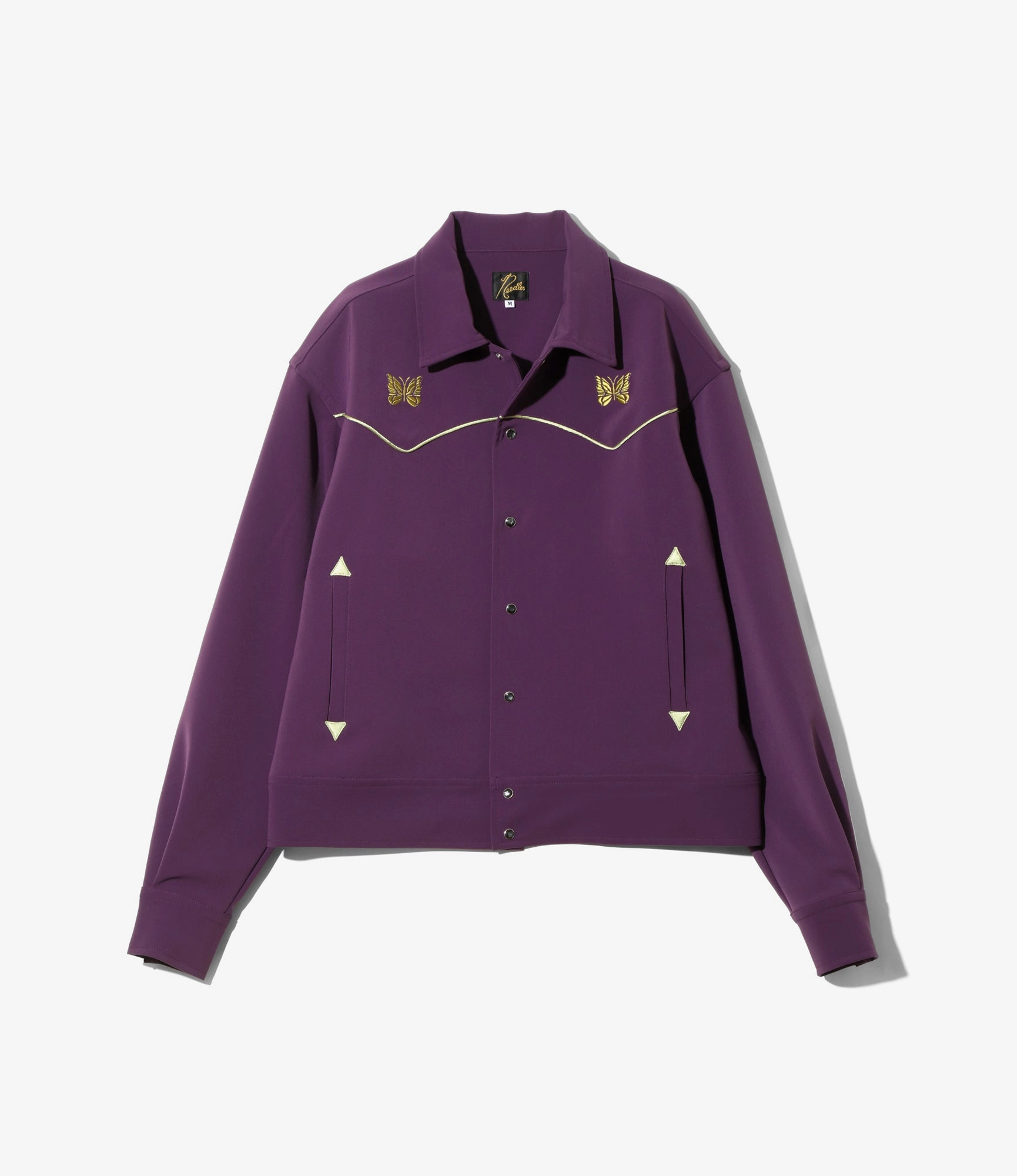Piping Cowboy Jacket ?C Purple Double Cloth Fedora
