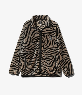 Outdoor Protection Flexible Shell Piping Jacket ?C Beige Fleece