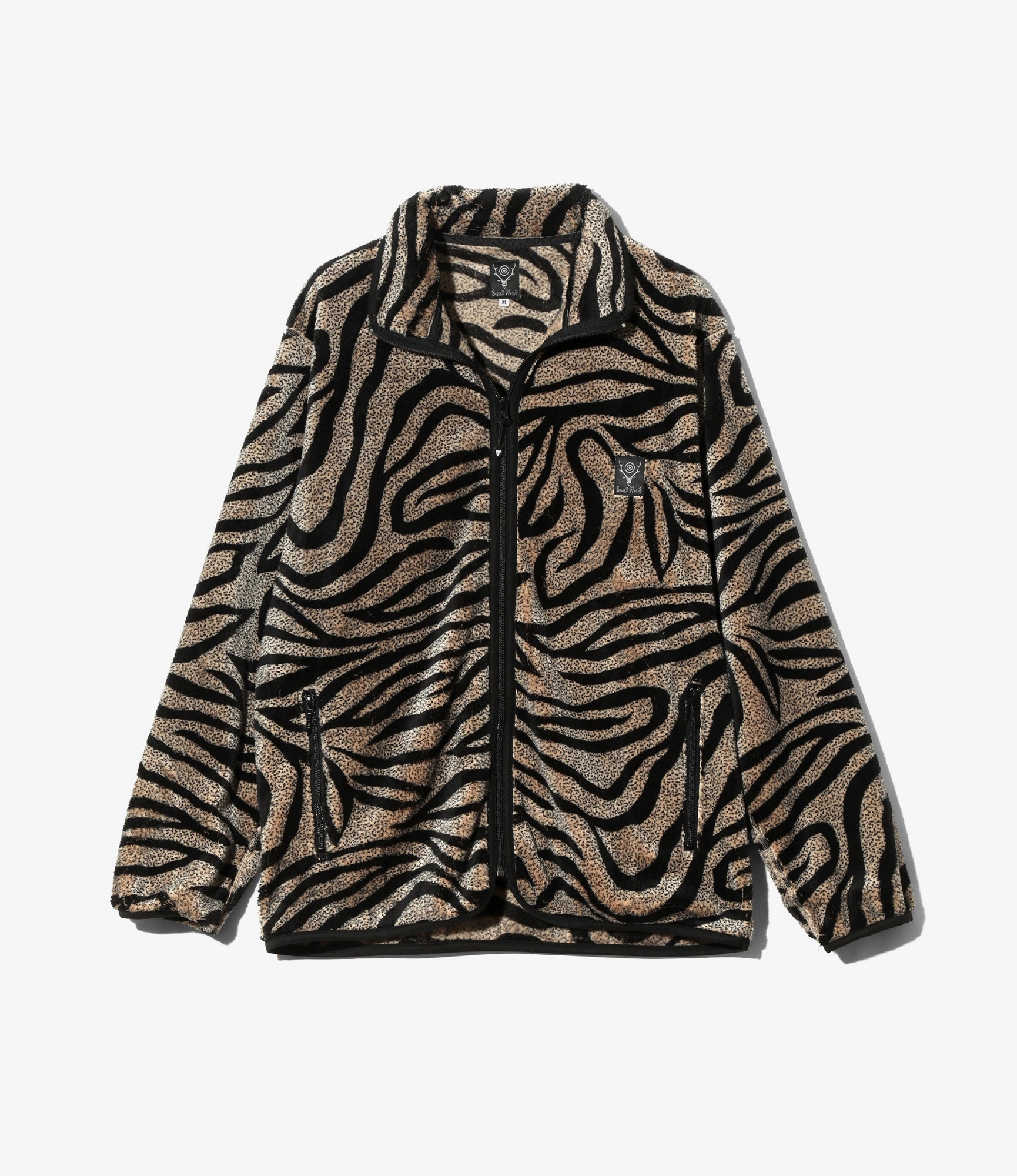 Outdoor Protection Flexible Shell Piping Jacket ?C Beige Fleece