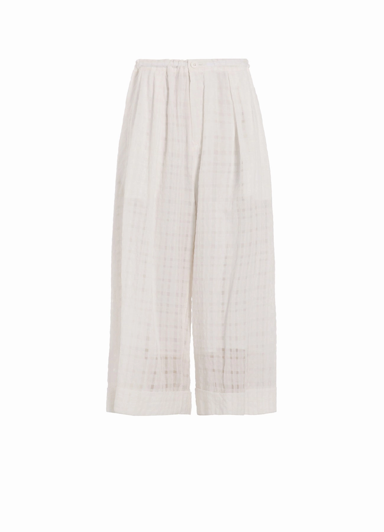 Modern Design HeatRegulating PLAID FRONT TUCKED MACKIN PANTS