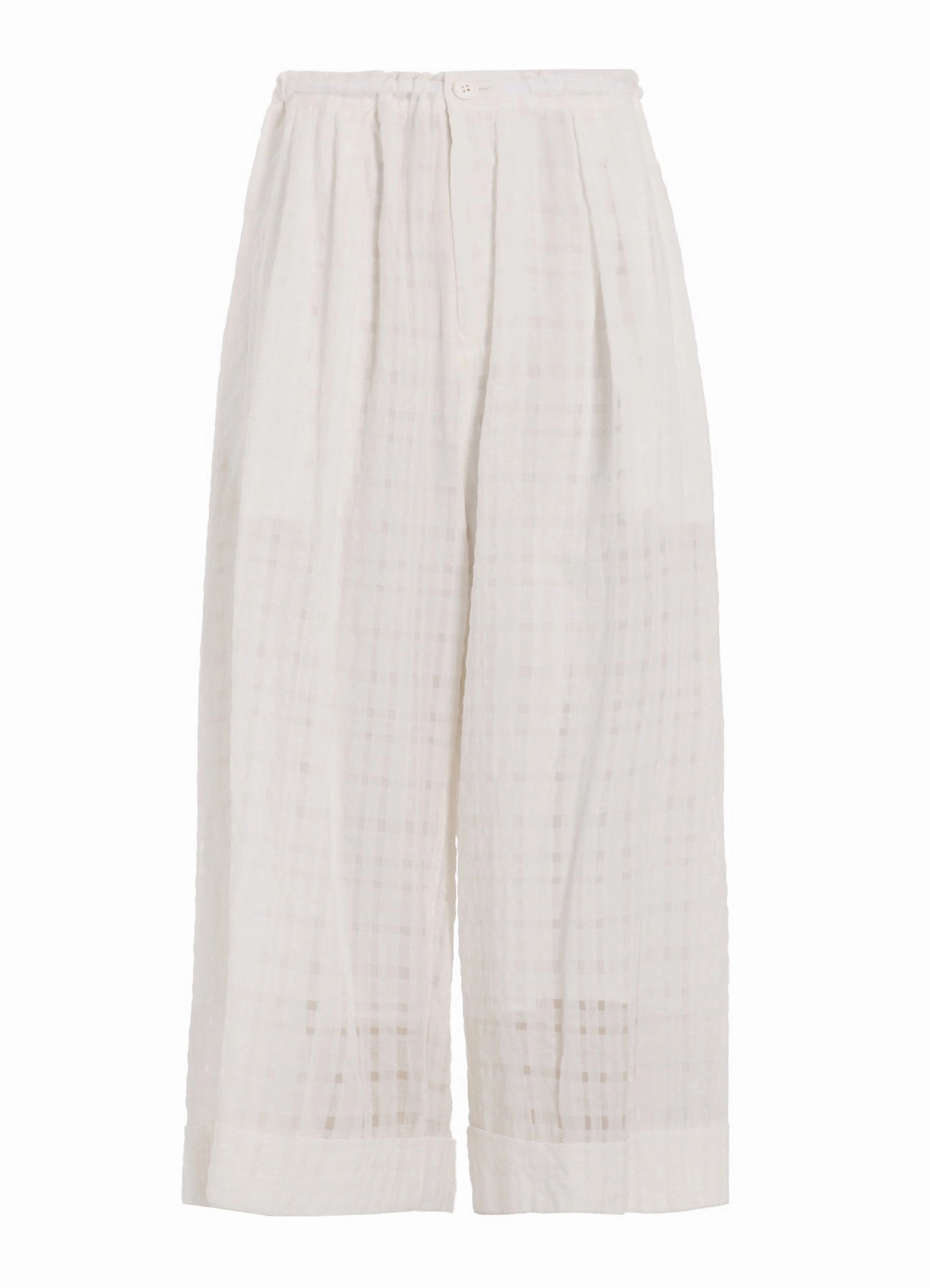 PLAID FRONT TUCKED MACKIN PANTS NonIrritatingSeams