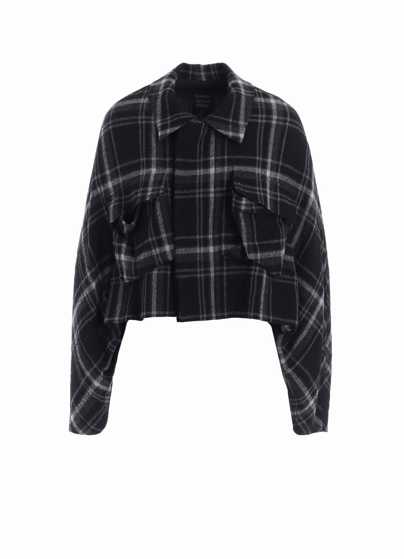 Pure Piece PLAID PATTERN FLAP POCKET JACKET