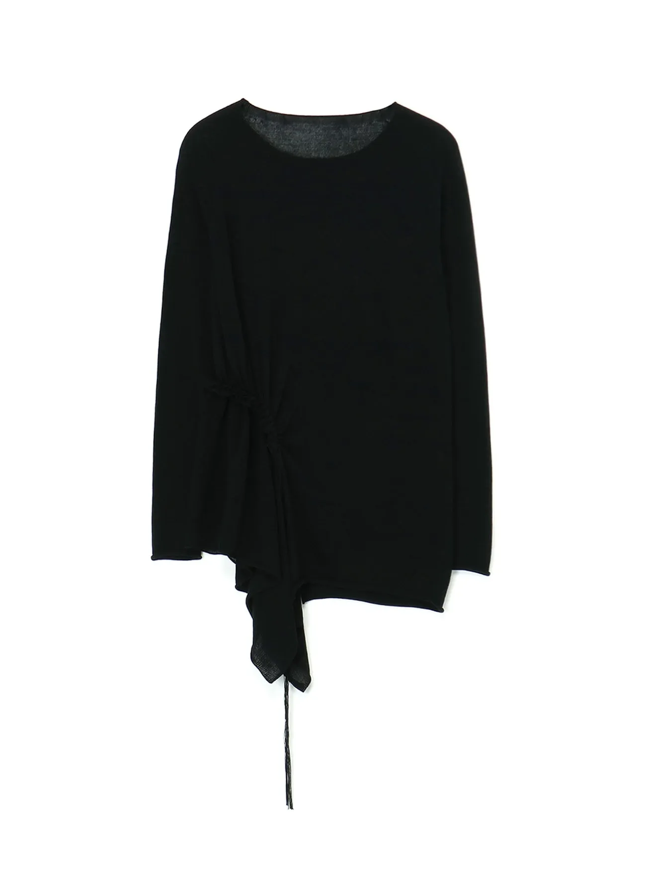 PLAIN STITCH / CHAIN STITCH "WHOLEGARMENT" TOP Urban Casual Gentle Wash Process