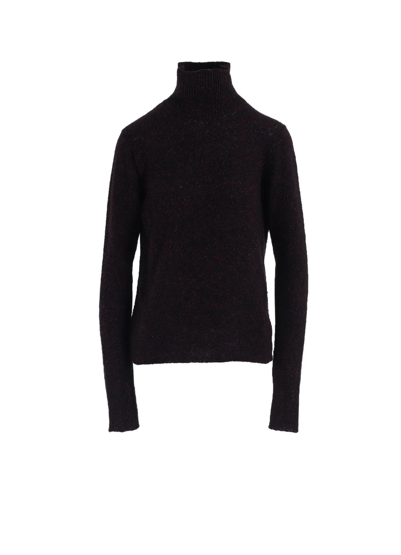 PLAIN STITCH OBLIQUE HIGH NECK PO Minimal Vibe Relaxed Outfit