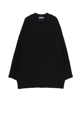 PLAIN STITCH POCKET ROUND NECK PULLOVER Layer Option