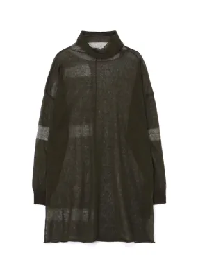 Ready To Go PLAIN STITCH SHEER LOOSE-FIT PULLOVER