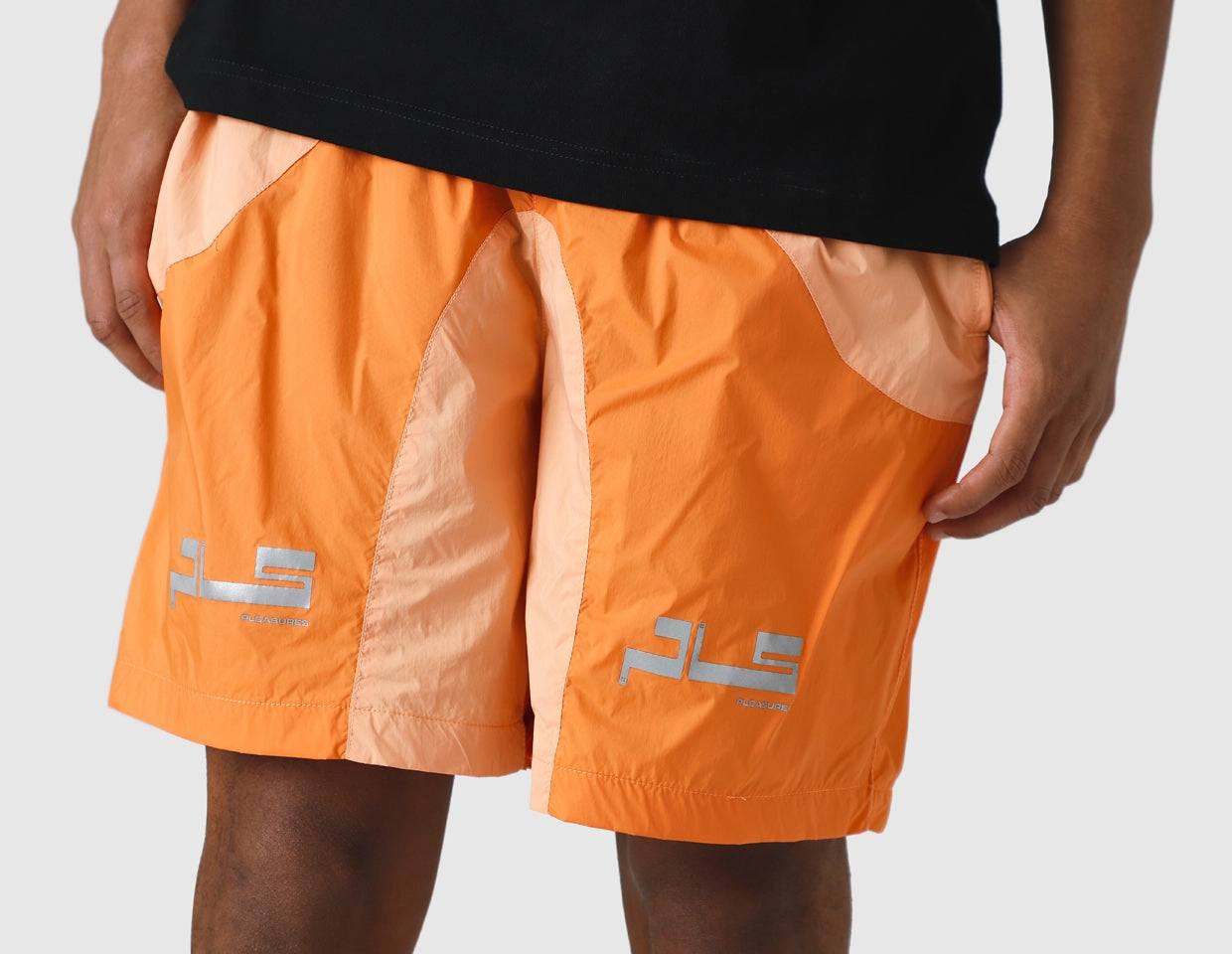 Pleasures BPM Shorts / Orange school wear camping clothes