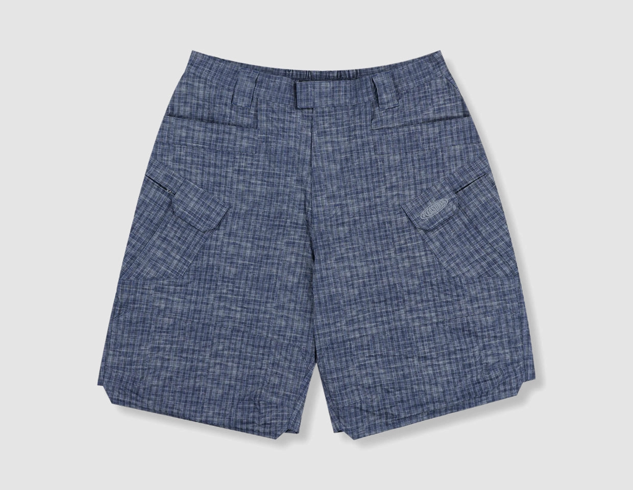 Pleasures Tactical Cargo Shorts Navy laid-back style
