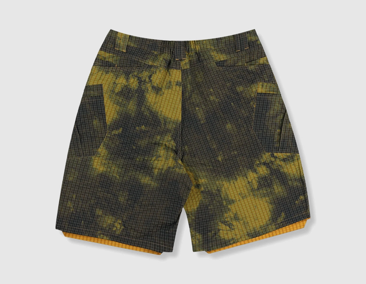 Exclusive Design Quick Drying Pleasures Tactical Cargo Shorts Yellow