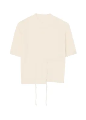 DAMAGED RIBBED T-SHIRT LowImpact Processing