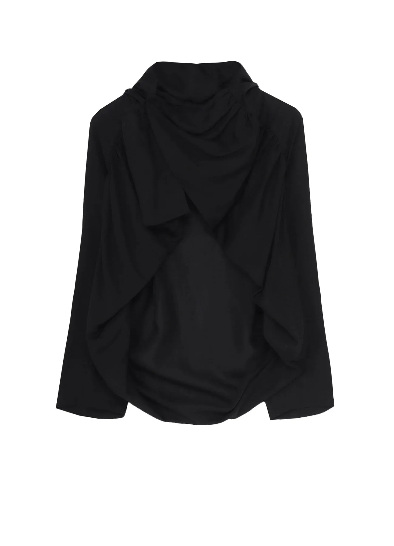 Crewneck Style Cu/Mo KERSEY SHIRRING DETAIL JACKET