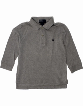 Unmatched comfort Holiday Style POLO RALPH LAUREN Baby Boys Long Sleeve Polo Shirt 18-24 Months Grey