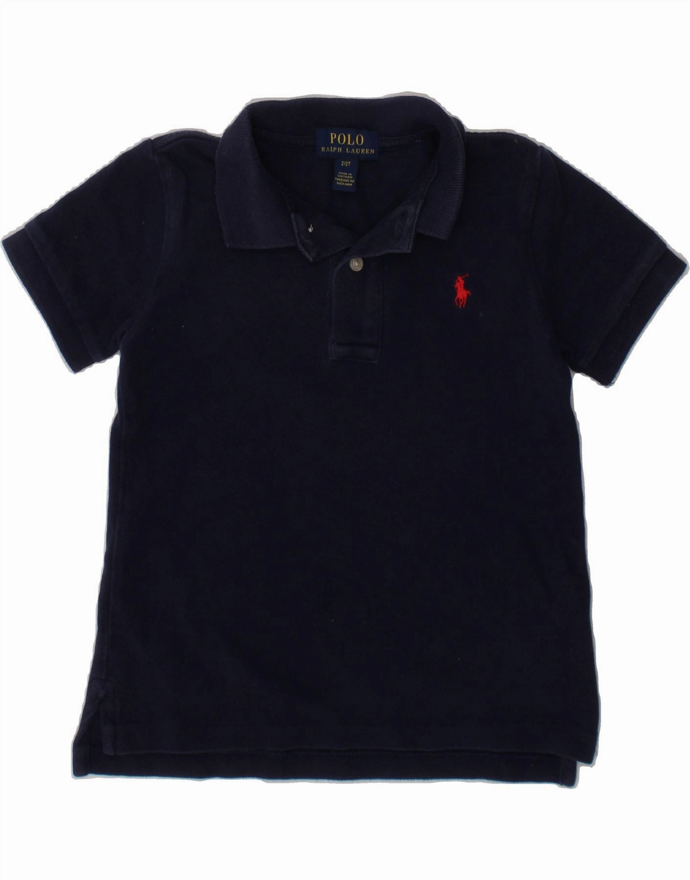 Country Escape Tailored Fit POLO RALPH LAUREN Baby Boys Polo Shirt 18-24 Months Navy Blue Cotton